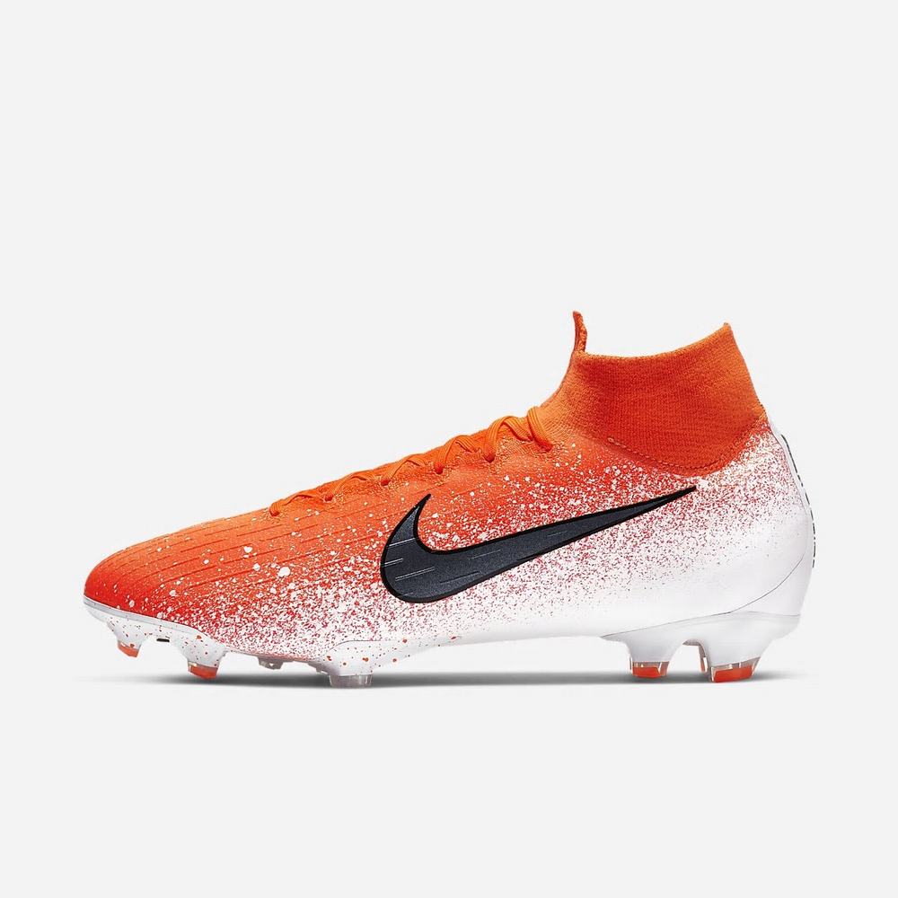 Crampon De Foot Nike Superfly 6 Elite FG Rouge 1298-467 Hyper Crimson/White/Metallic Silver/Black Femme | PDV-87149963